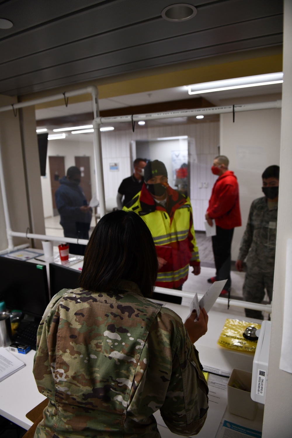 Airmen, mission essential personnel at Whiteman Air Force Base receive COVID-19 vaccine on New Years Eve