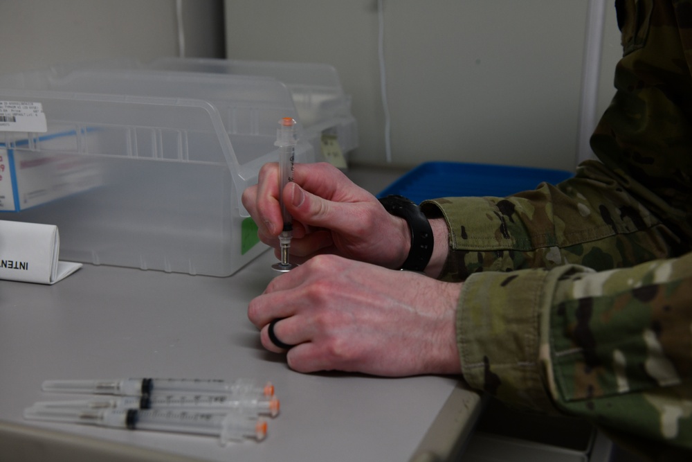 Airmen, mission essential personnel at Whiteman Air Force Base receive COVID-19 vaccine on New Years Eve