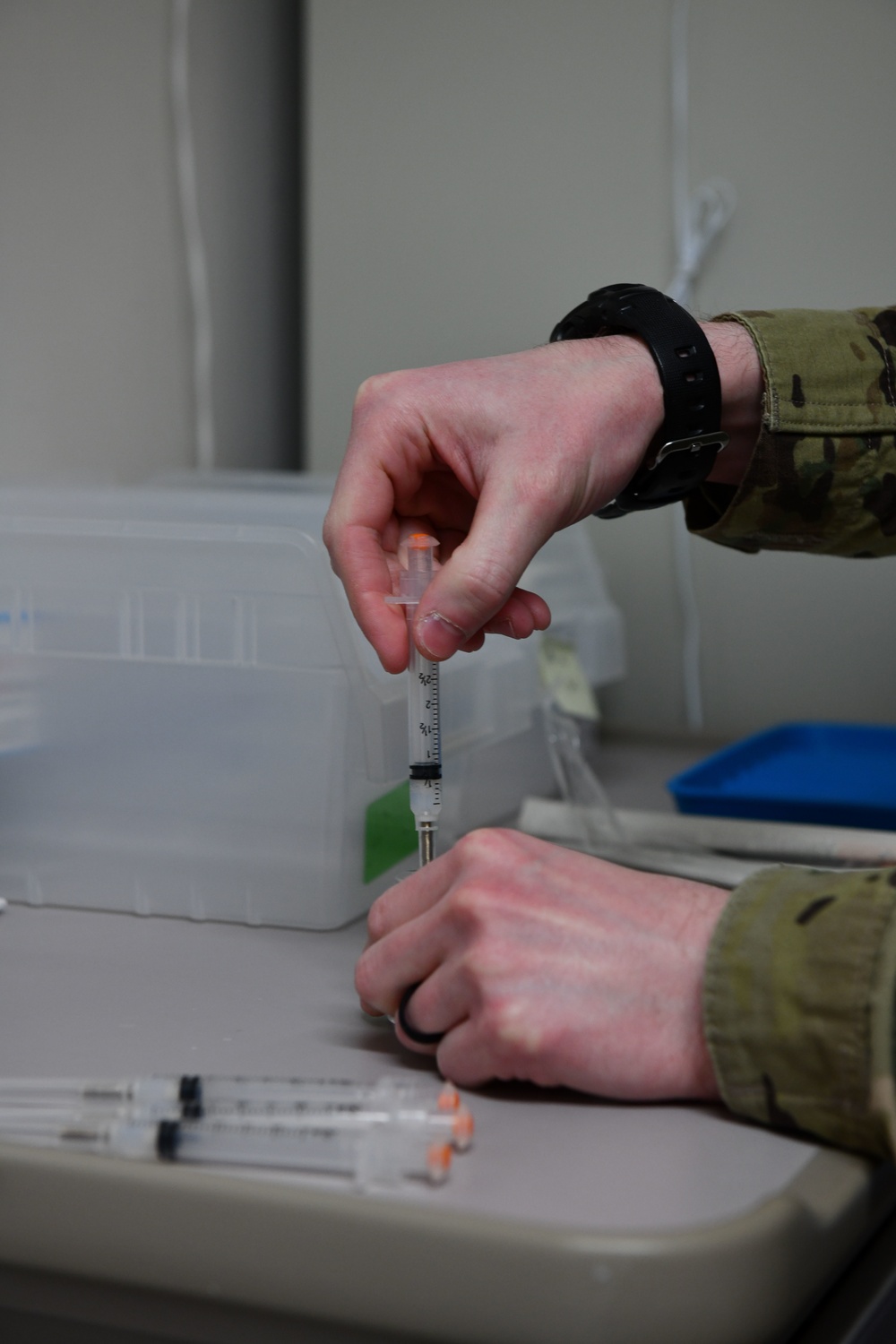 Airmen, mission essential personnel at Whiteman Air Force Base receive COVID-19 vaccine on New Years Eve