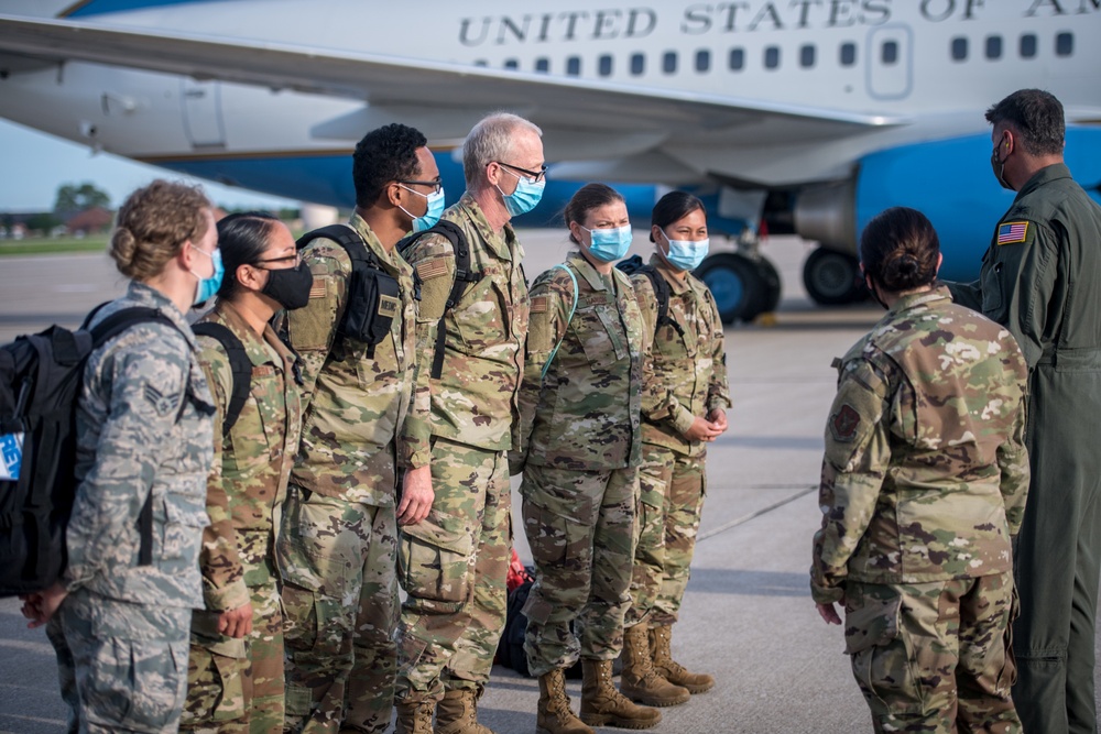932nd Medical Group Airmen return home