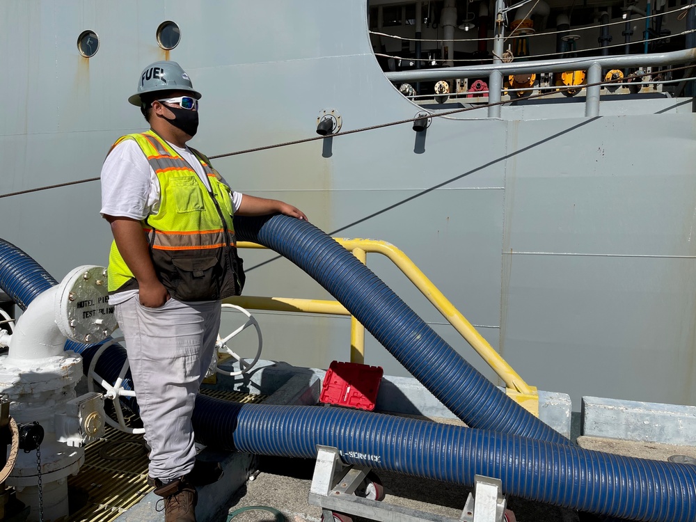 USNS Guadalupe Replenishment-at-sea Onload