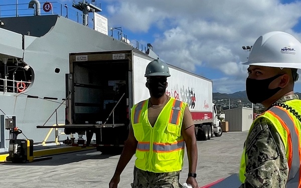 USNS Guadalupe Replenishment-at-sea Onload