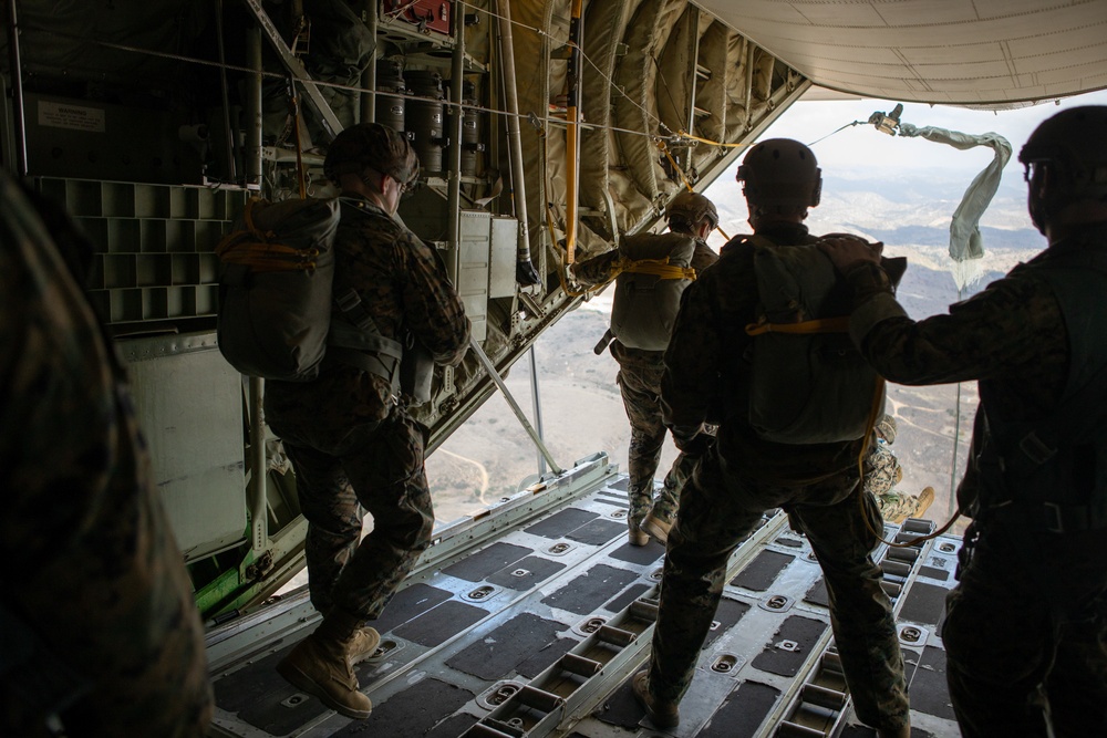 1st Radio Battalion Conducts Parachute Training