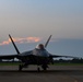 F-22 Raptors Practice Night Flying Ops