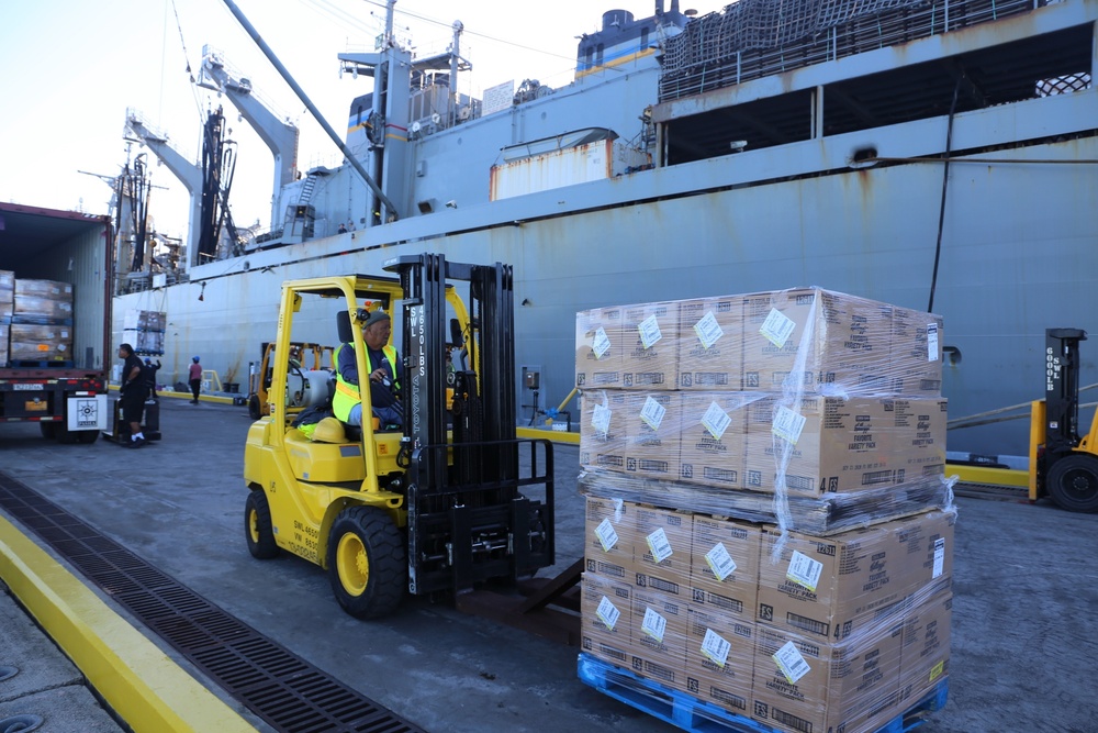 USNS Arctic Onload