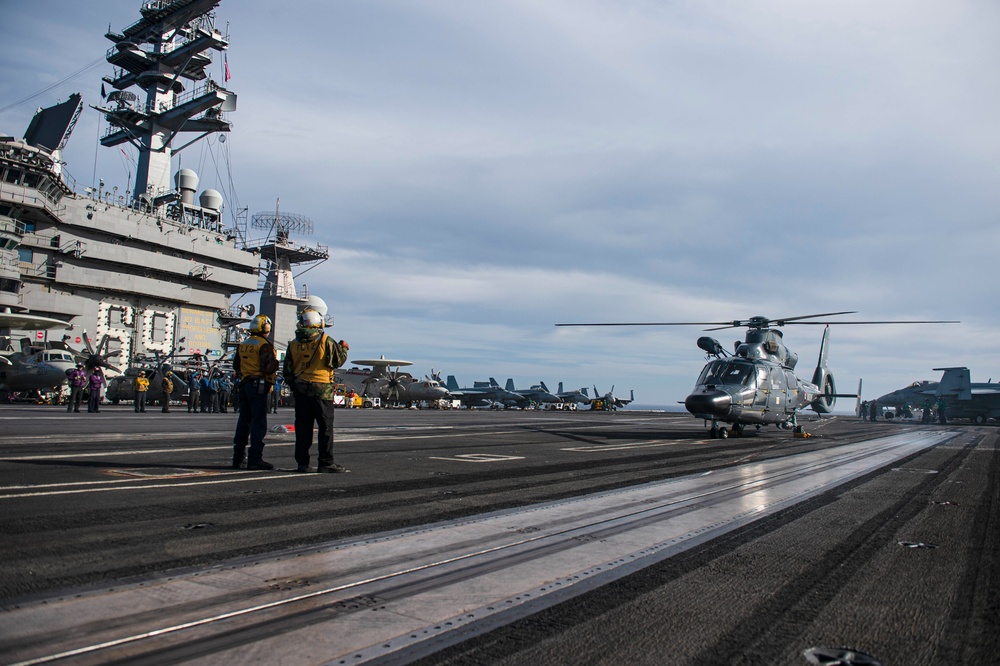 Ike Conducts Operations in the Mediterranean Sea