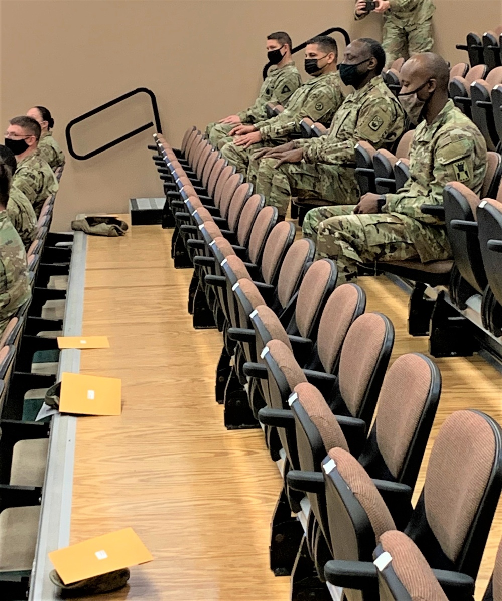 Fort McCoy garrison leadership visits Fort McCoy NCO Academy