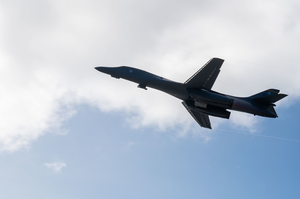 B-1B Lancers carry out Bomber Task Force mission