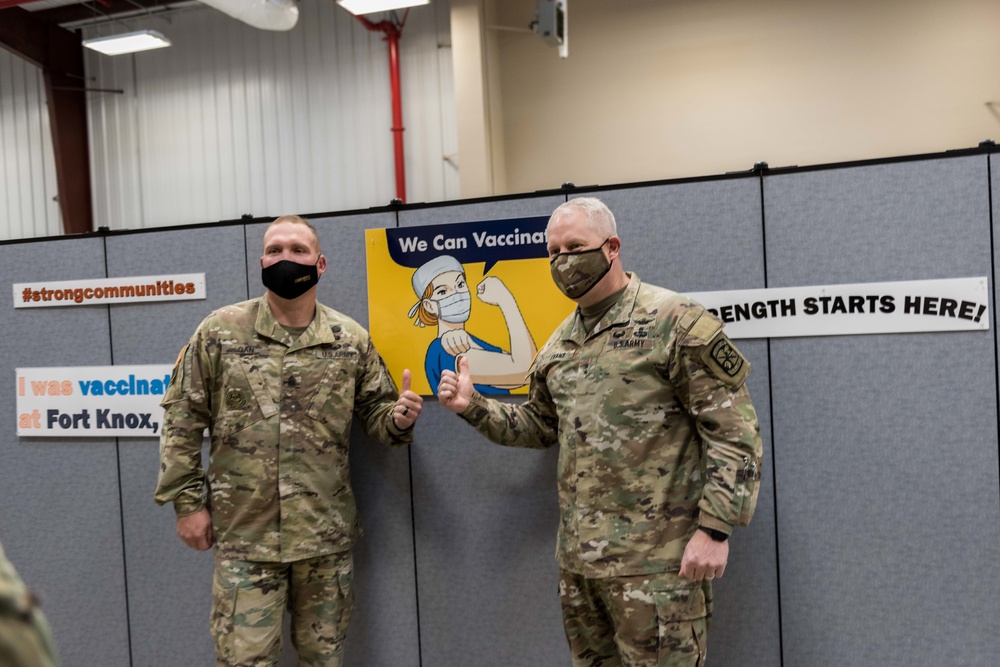 Fort Knox COVID-19 Vaccination Kickoff Jan. 6, 2021 7