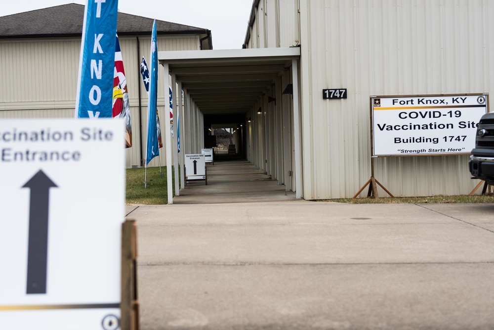 Fort Knox COVID-19 Vaccination Kickoff Jan. 6, 2021 9
