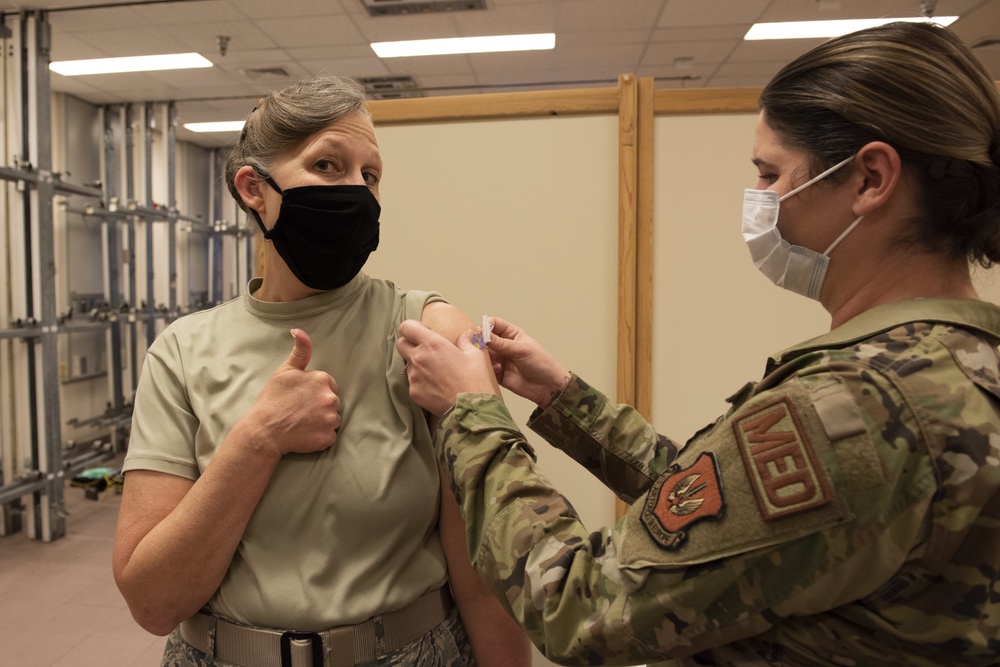 39th ABW receives the COVID-19 Vaccine