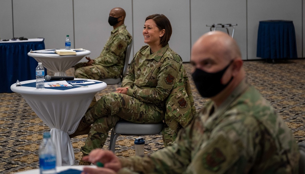 CMSAF Bass discusses diversity and inclusion with Team Dover