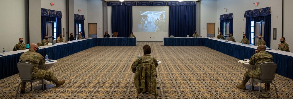 CMSAF Bass discusses diversity and inclusion with Team Dover