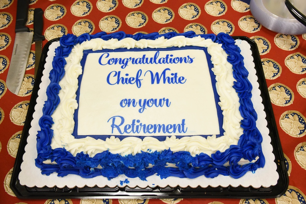 Chief Master Sgt. White Retirement