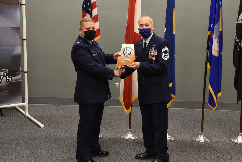 Chief Master Sgt. White Retirement