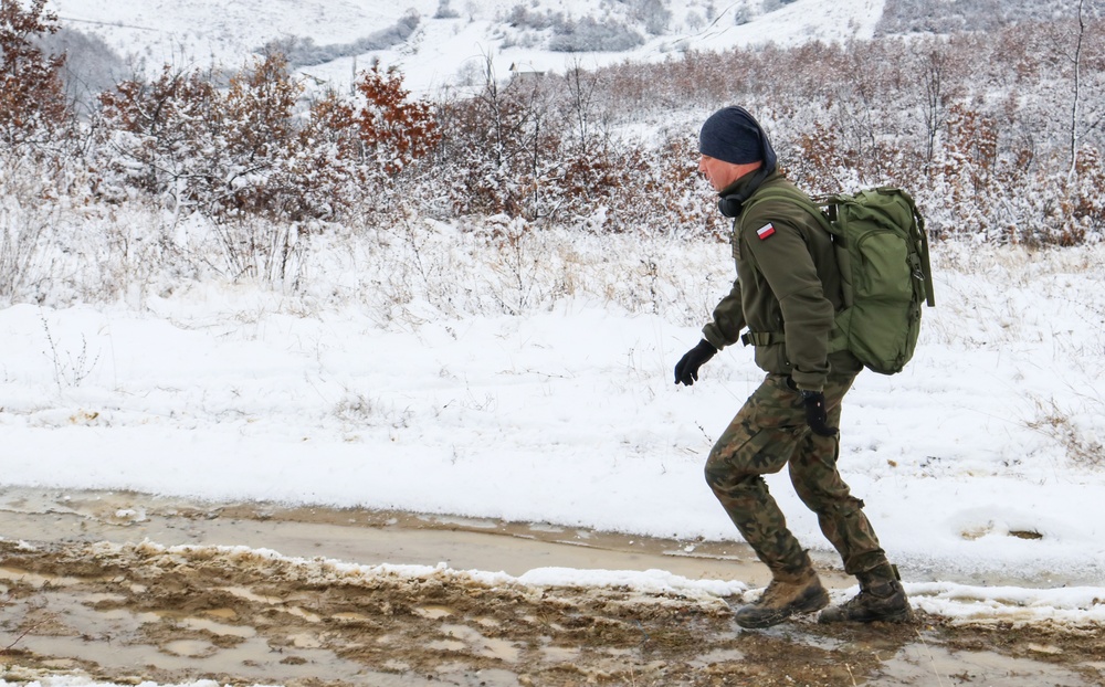 Polish soldier participates in DANCON March 2021