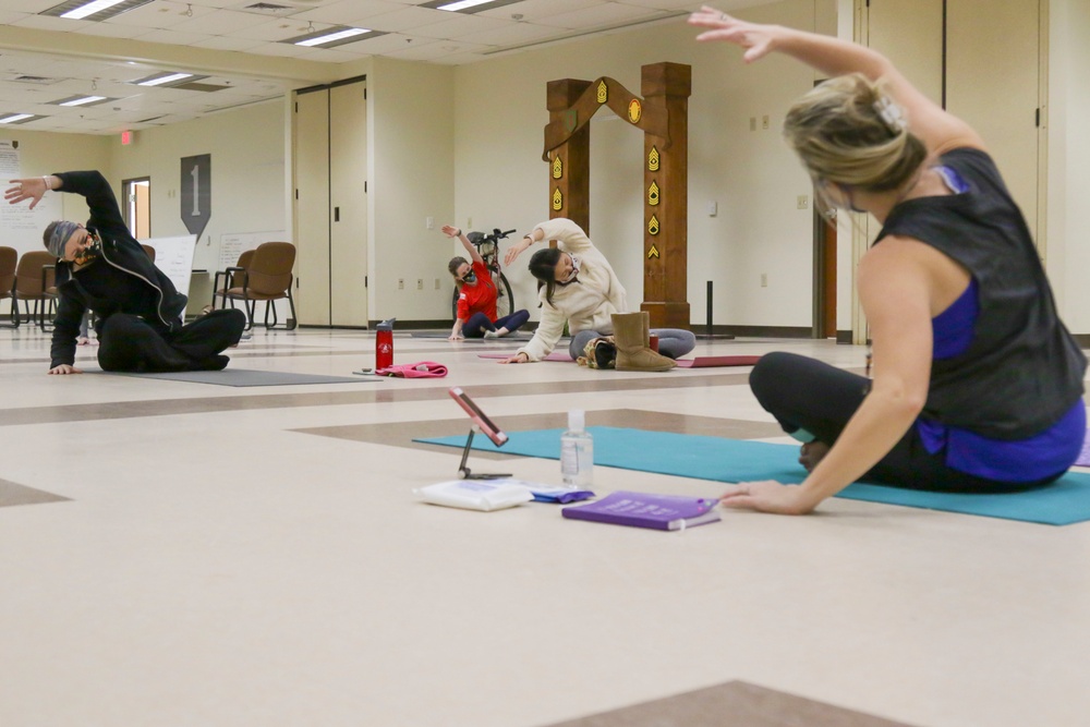 HHBN SFRG hosts yoga class