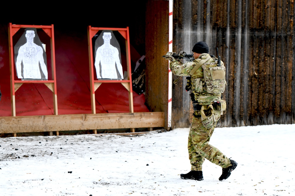 Special Forces Europe Conduct Weapons Training