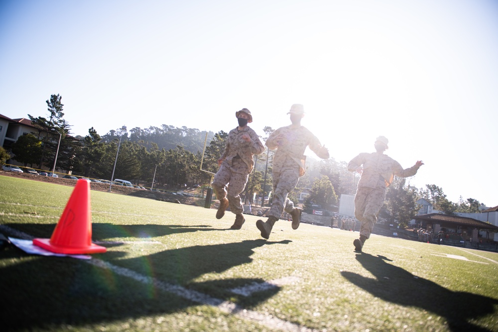 Marine training on the Presidio of Monterey