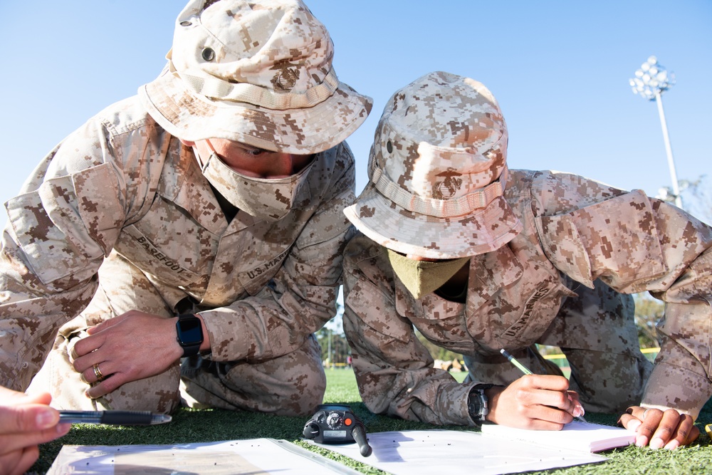 Marine training on the Presidio of Monterey