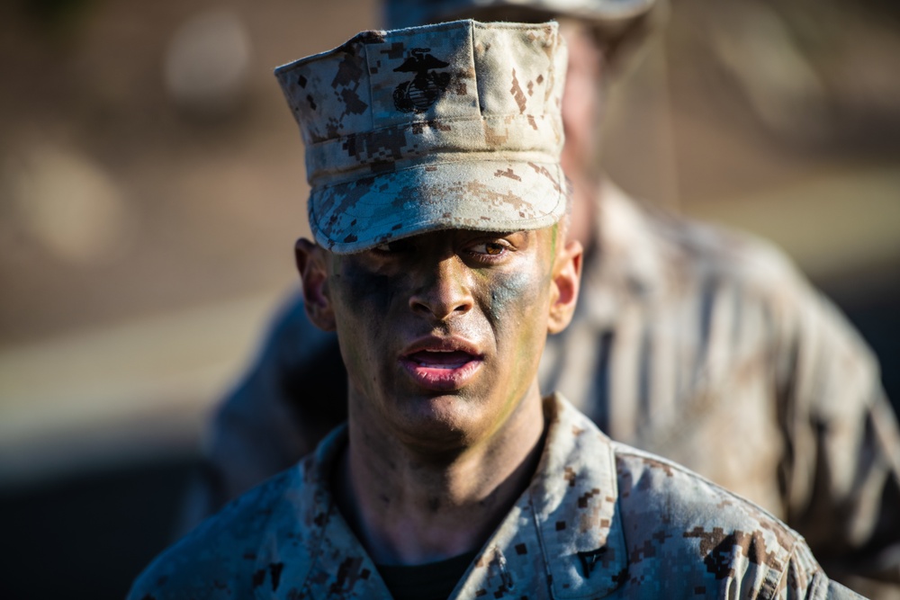 Marine training on the Presidio of Monterey