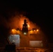 Fire rages on USCGC Waesche in the Pacific Ocean