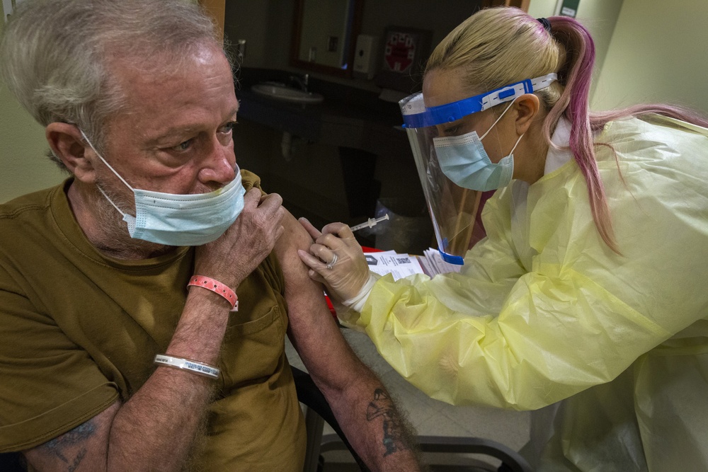 Vineland residents receive Covid vaccine