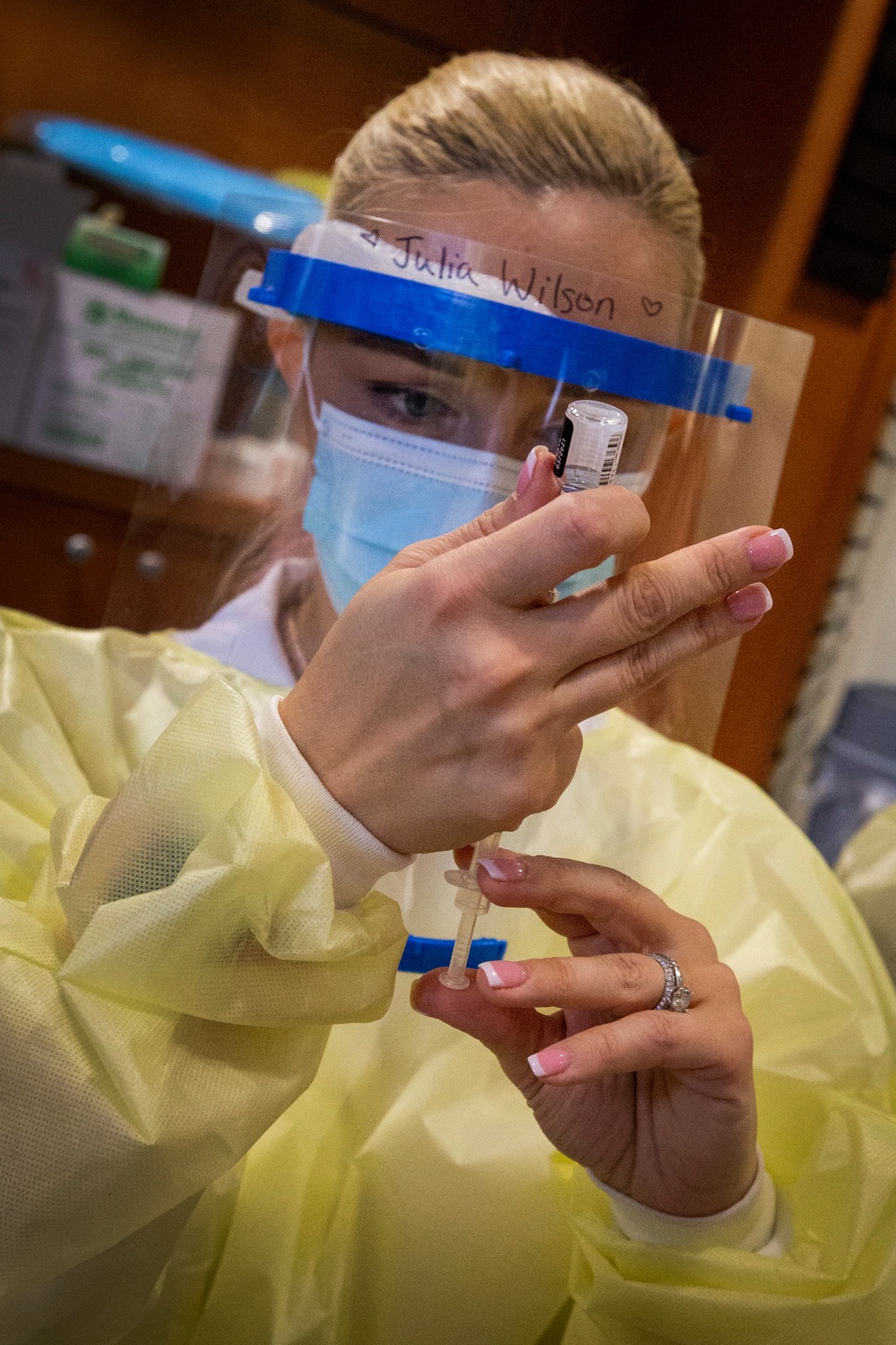 Vineland residents receive Covid vaccine