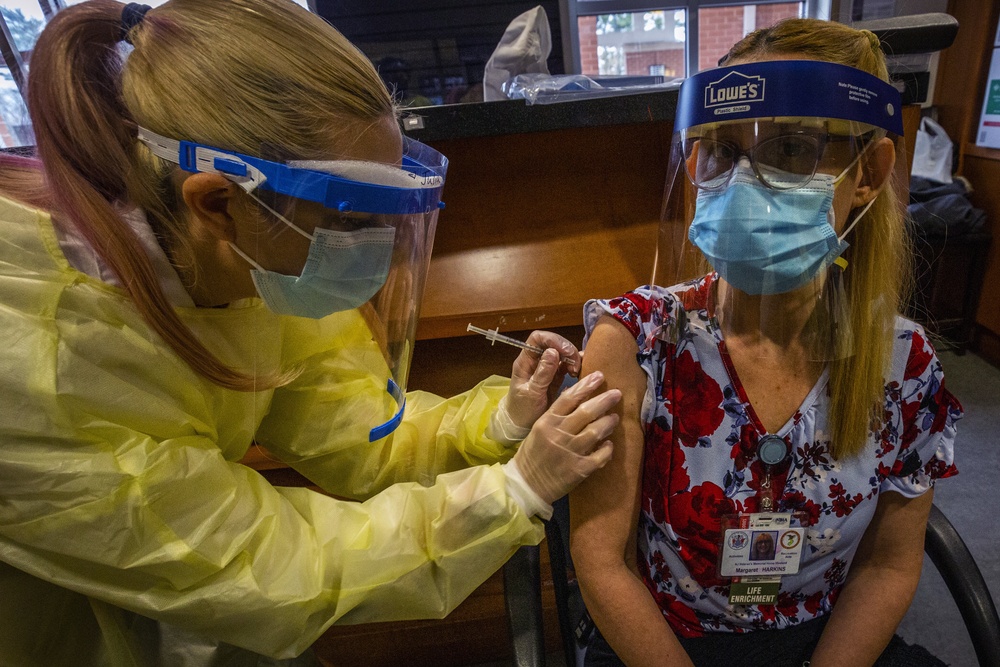 Vineland residents receive Covid vaccine