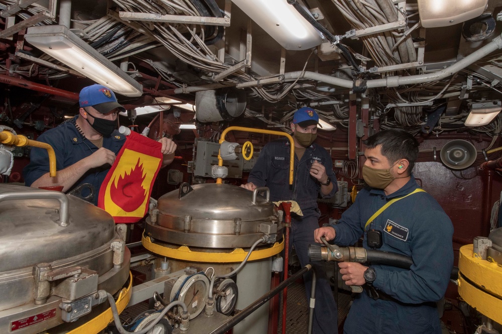 USS Bunker Hill conducts Routine Operations