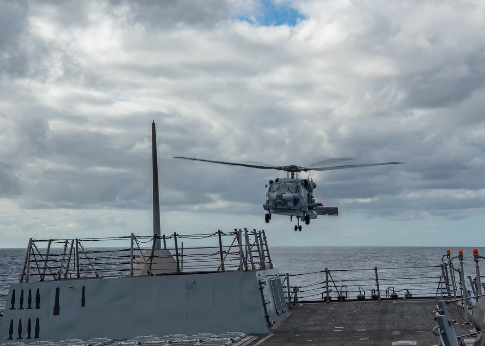 John Finn conducts routine operations