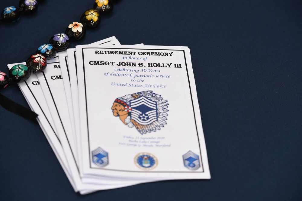 Chief Master Sgt. John Holly Retirement Ceremony