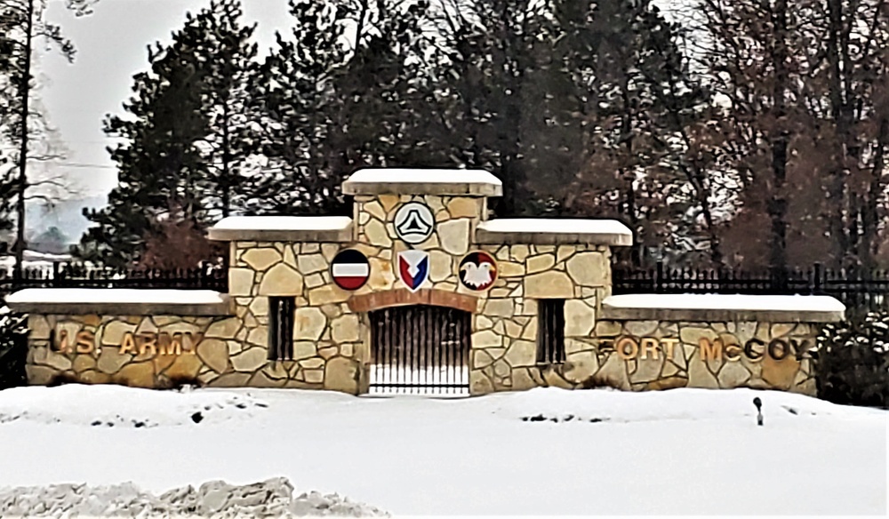 Fort McCoy Stone Gates