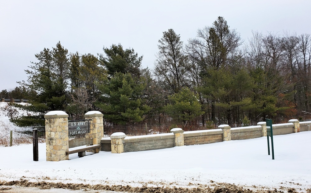 Fort McCoy Stone Gates