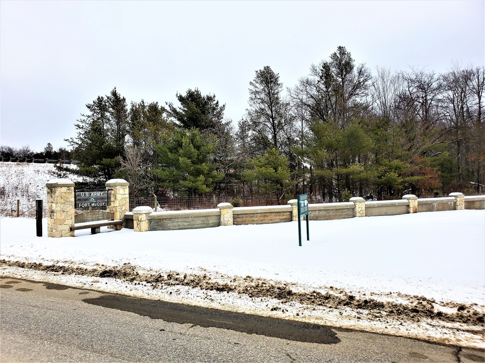 Fort McCoy Stone Gates