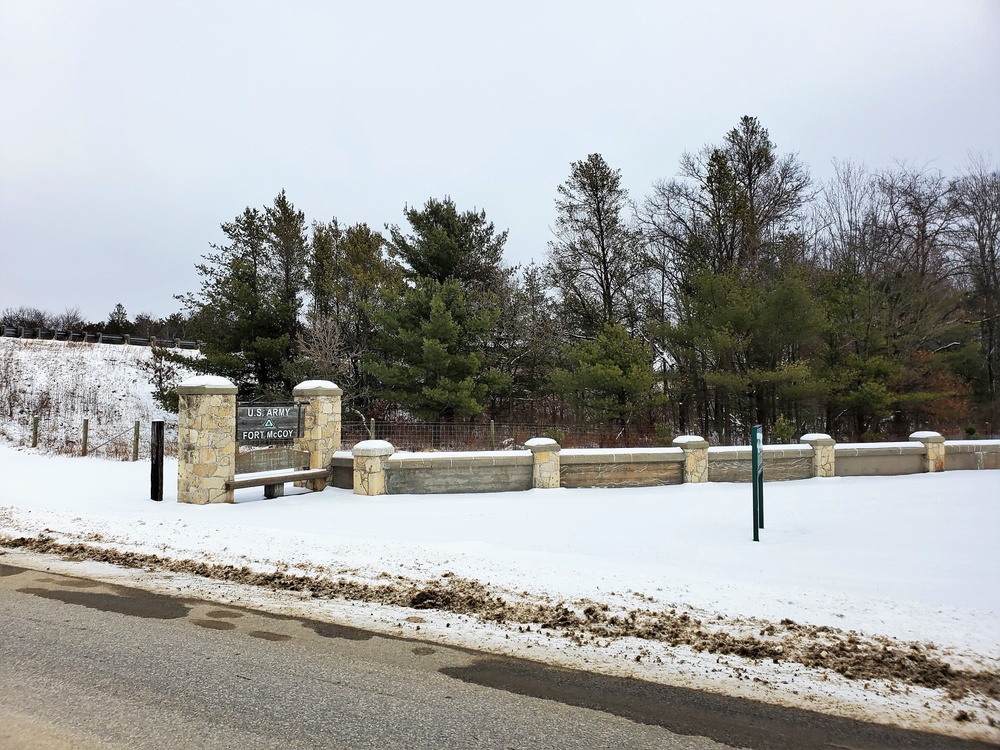 Fort McCoy Stone Gates