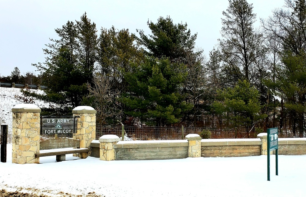 Fort McCoy Stone Gates