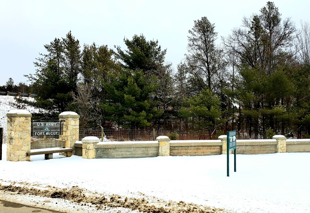 Fort McCoy Stone Gates