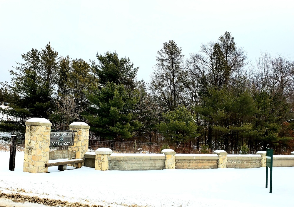 Fort McCoy Stone Gates