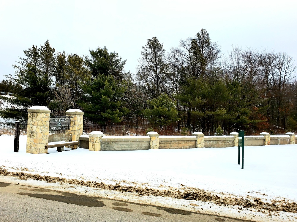 Fort McCoy Stone Gates