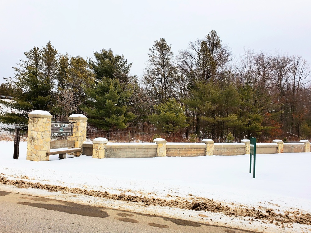 Fort McCoy Stone Gates