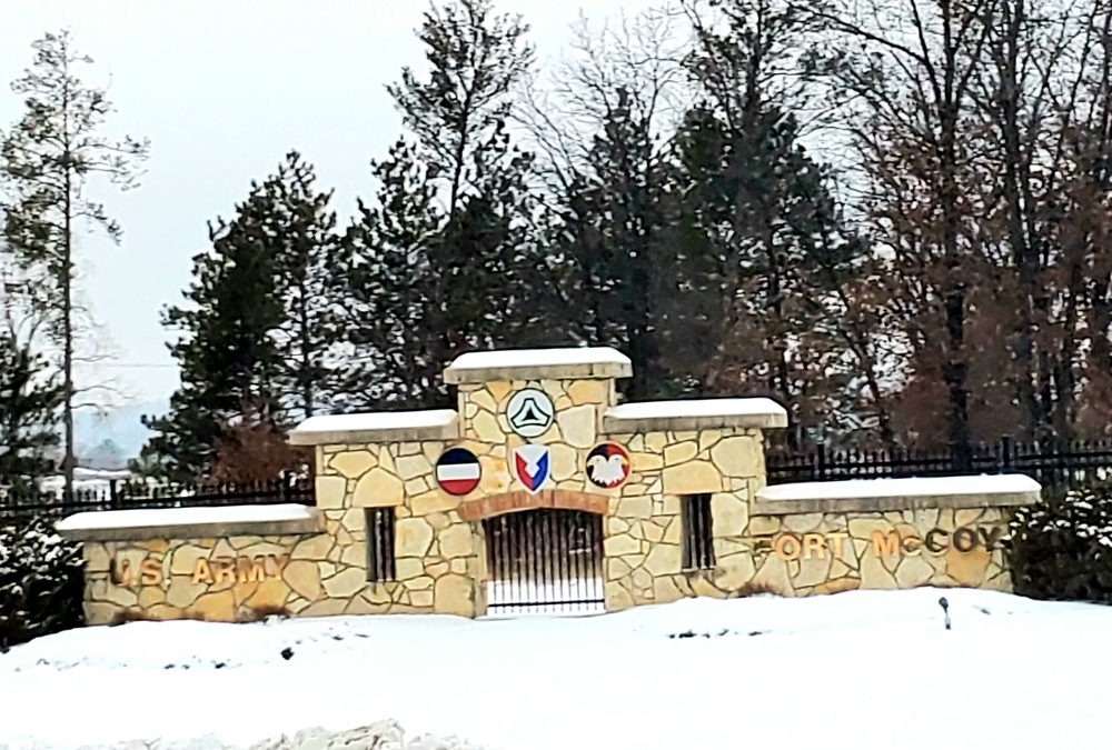 Fort McCoy Stone Gates