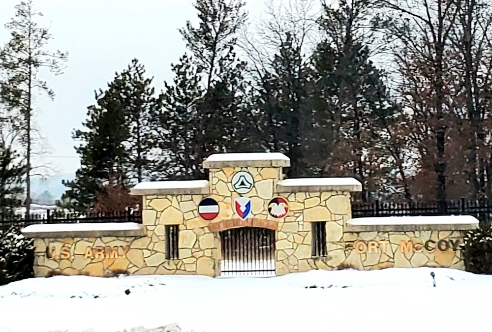 Fort McCoy Stone Gates