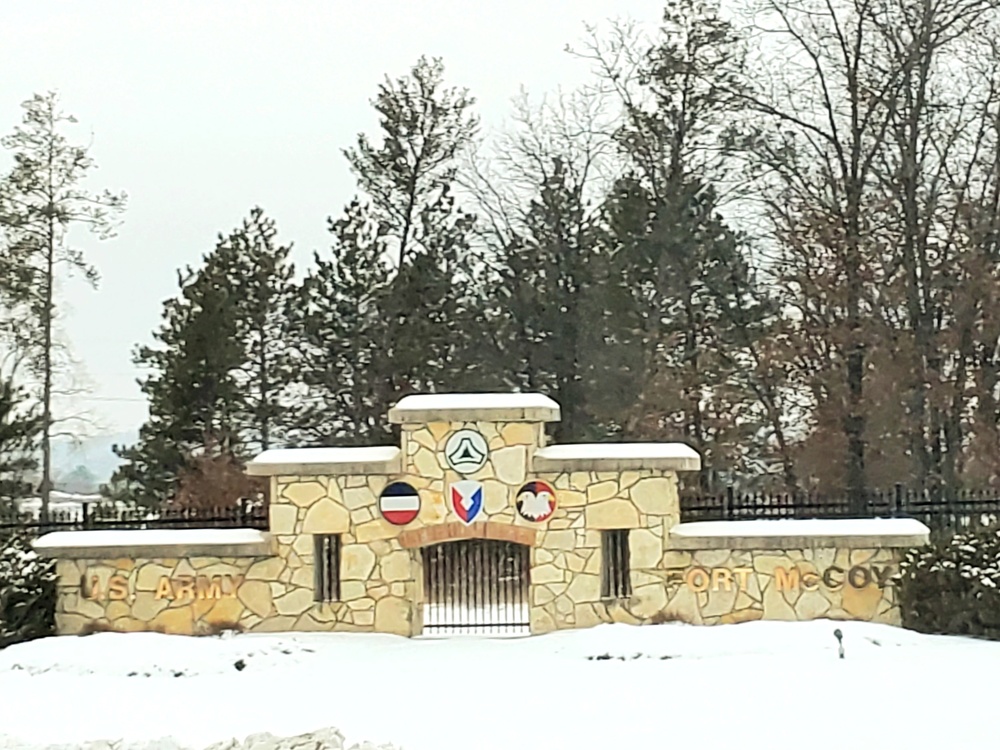 Fort McCoy Stone Gates