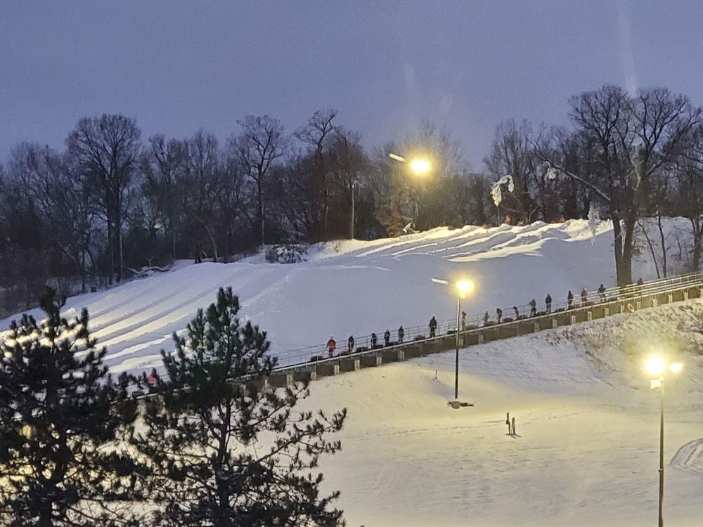 Night operations at Fort McCoy's Whitetail Ridge Ski Area