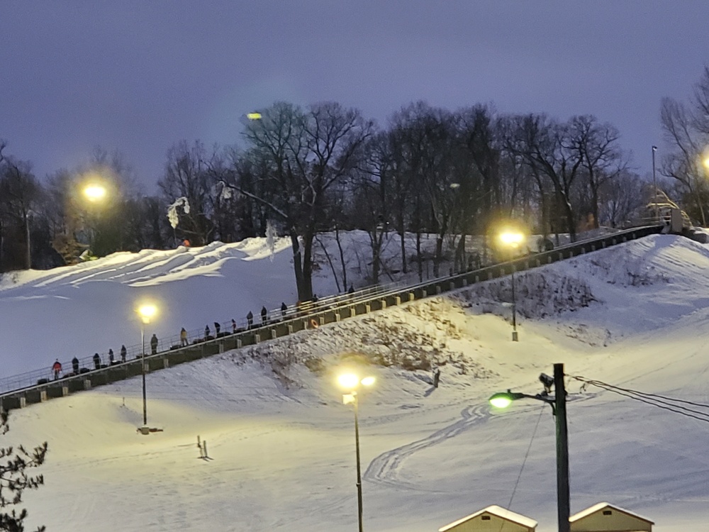 Night operations at Fort McCoy's Whitetail Ridge Ski Area