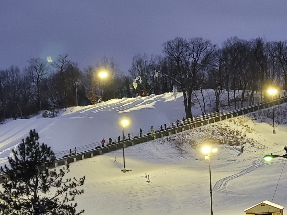 Night operations at Fort McCoy's Whitetail Ridge Ski Area