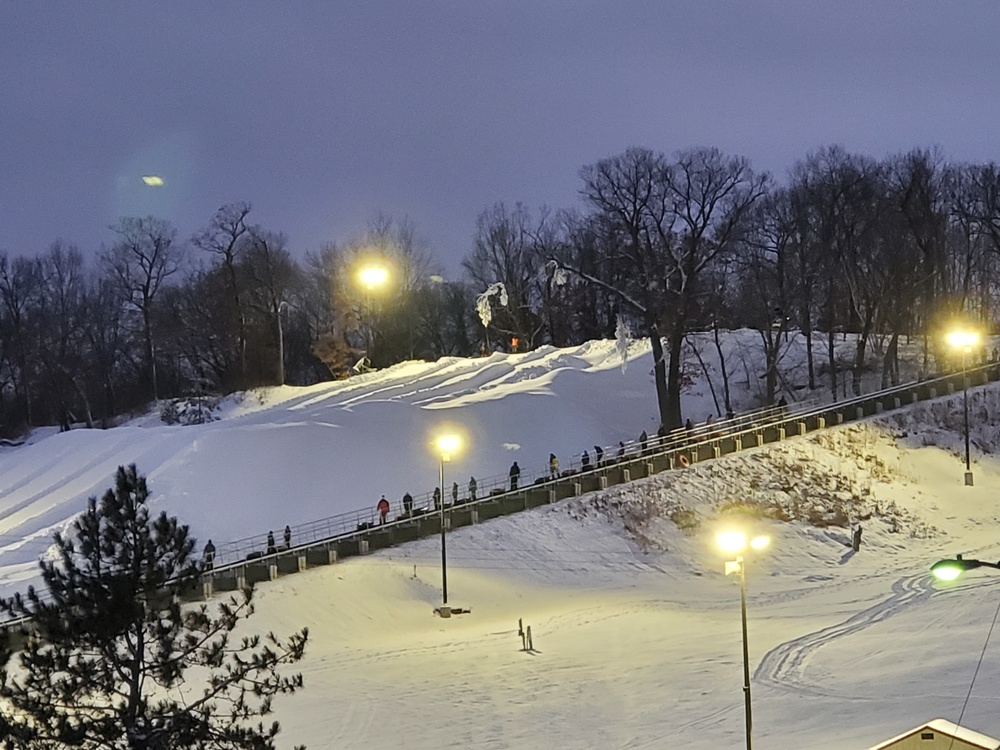 Night operations at Fort McCoy's Whitetail Ridge Ski Area