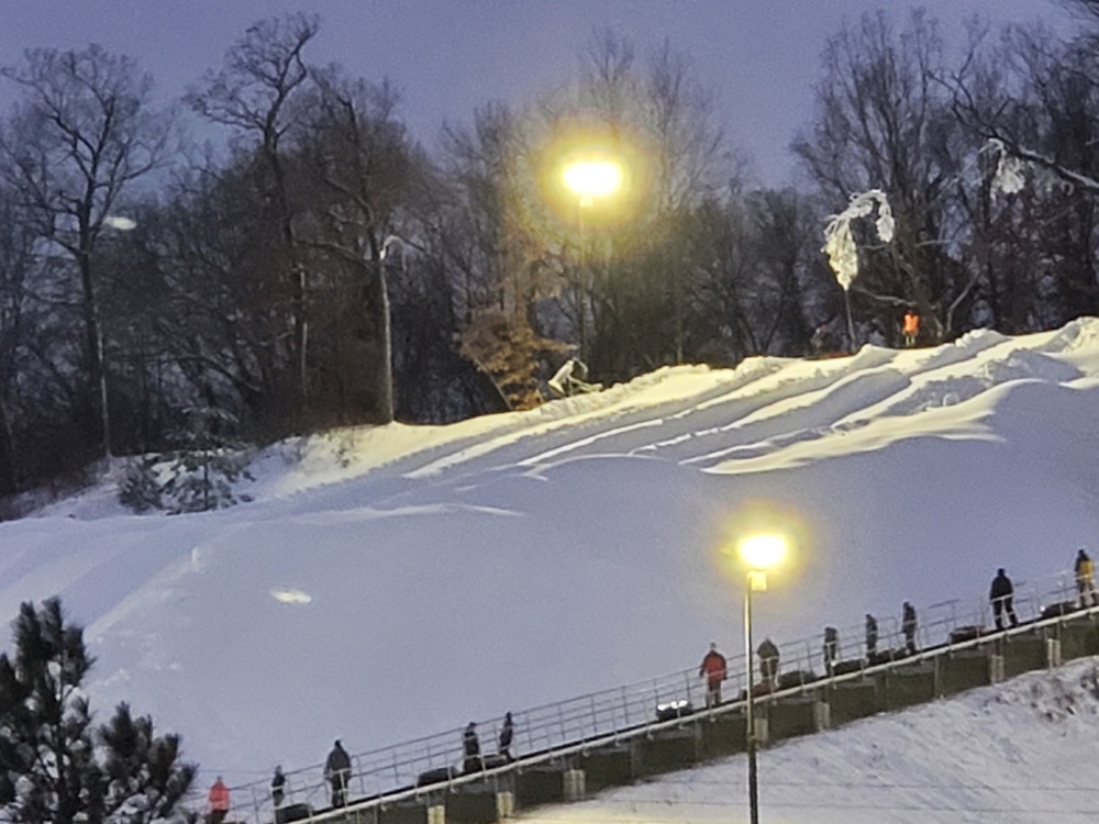 Night operations at Fort McCoy's Whitetail Ridge Ski Area