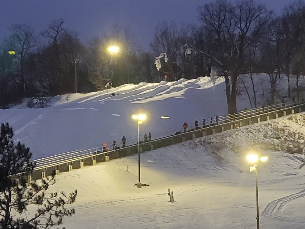 Night operations at Fort McCoy's Whitetail Ridge Ski Area